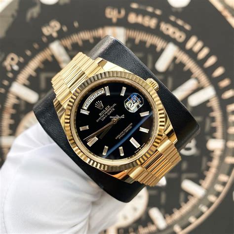 rolex day date black onyx price|rolex day date watch price.